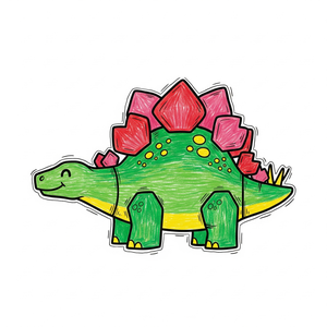 Stegosaurus with Lovely, Heart-Shaped Back Plates